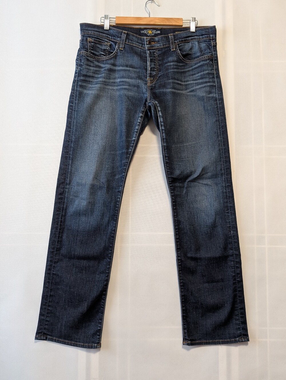Lucky Brand Women's Sienna Tomboy Jeans Blue Indigo Straight Leg Womens Size 14/